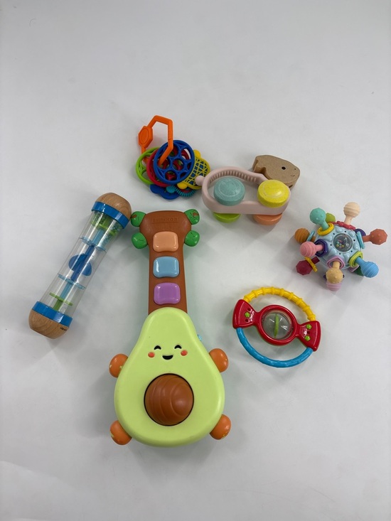 Skip Hop Other - Infant/Toddler/Baby Random Lot Of Baby Toys- Rock-A-Mole Guitar